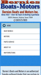 Mobile Screenshot of berniesboats.com