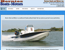 Tablet Screenshot of berniesboats.com